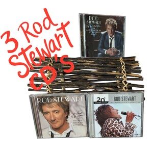 👛(ANY 4/$20) Rod Stewart 3 CD Collection - 38 Songs. No Repeats